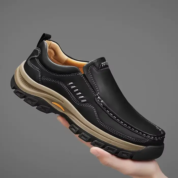 Marque hommes chaussures de haute qualité en cuir véritable