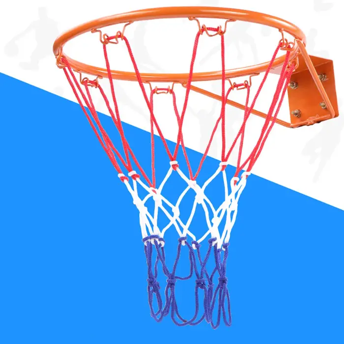 Ensemble de cerceaux de basket-ball pour enfants de 32CM, cadre de jante solide monté sur porte murale avec 1 filet et 4 vis d'expansion, cerceau de basket-ball suspendu
