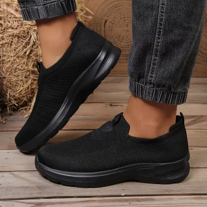 Chaussures quotidiennes monochromes en EVA pour hommes - Semelle légère et confortable - Convient pour la marche décontractée - Livraison gratuite