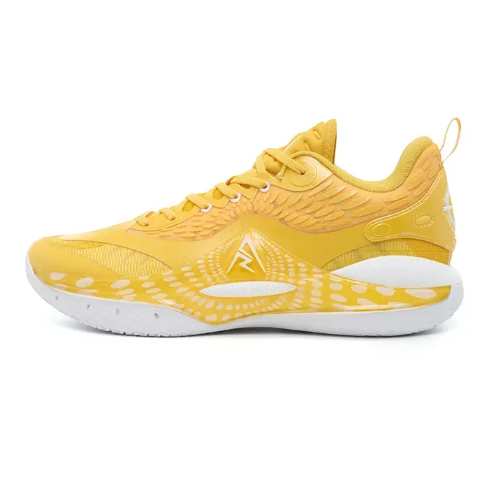 RIGORER AR2 'Sunrise' Austin Reaves Chaussures de basketball professionnelles pour hommes - Mousse Showtime sur toute la paume, dégradé Sunrise, anti-roulis