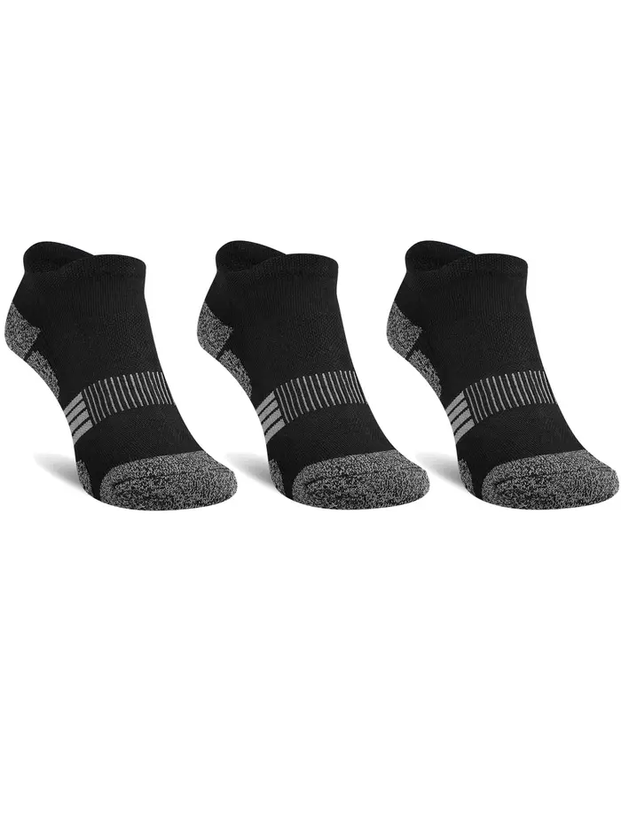 Lot de 3/6/12/24/30 paires de chaussettes basses pour hommes, grande taille, respirantes, absorbant