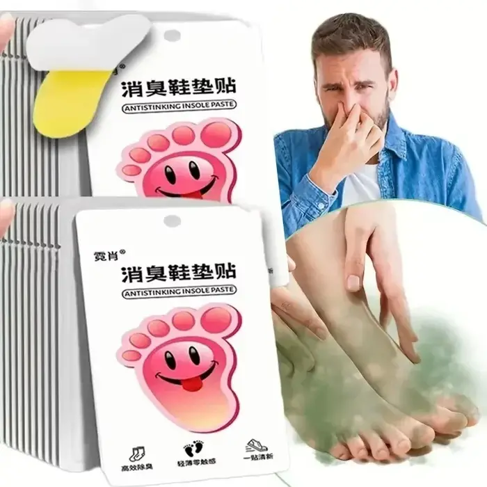12/60 pièces chaussures déodorant autocollant