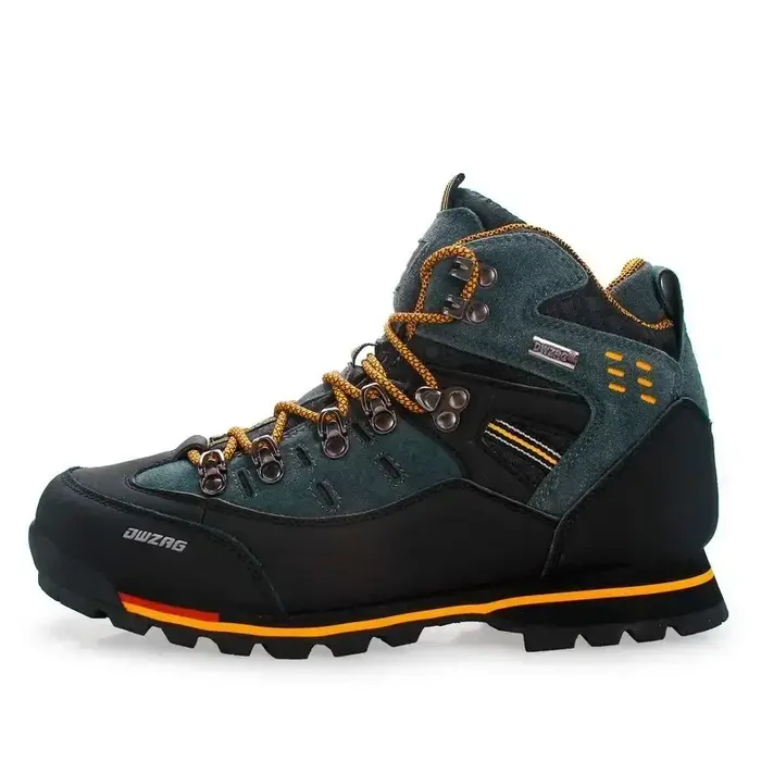 Chaussures tricolores pour hommes, baskets montantes rembourrées à talon plat, mi-baril, bottes déco