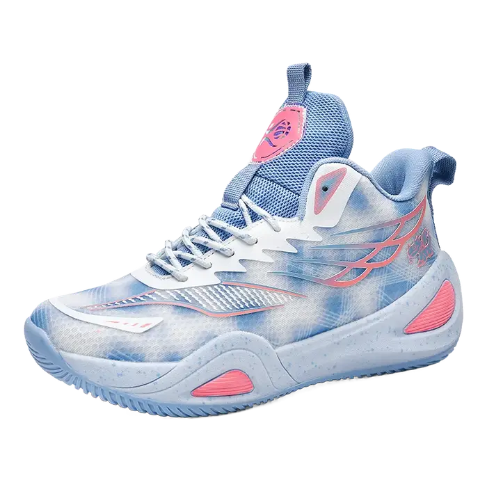 Chaussures de basket-ball à tige haute pour hommes et femmes, baskets en maille respirante, semelle