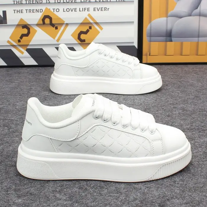 Chaussures de luxe pour hommes 2026 – Baskets en cuir à semelle épaisse