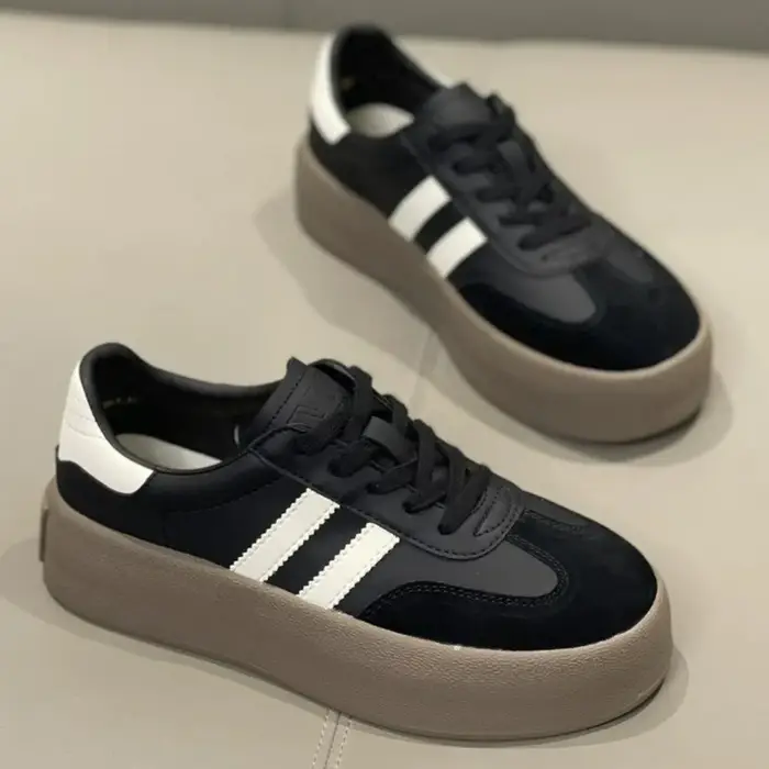 Chaussures de sport décontractées à semelle épaisse pour femme