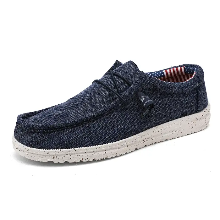 Marque hommes chaussures décontractées mode Denim toile