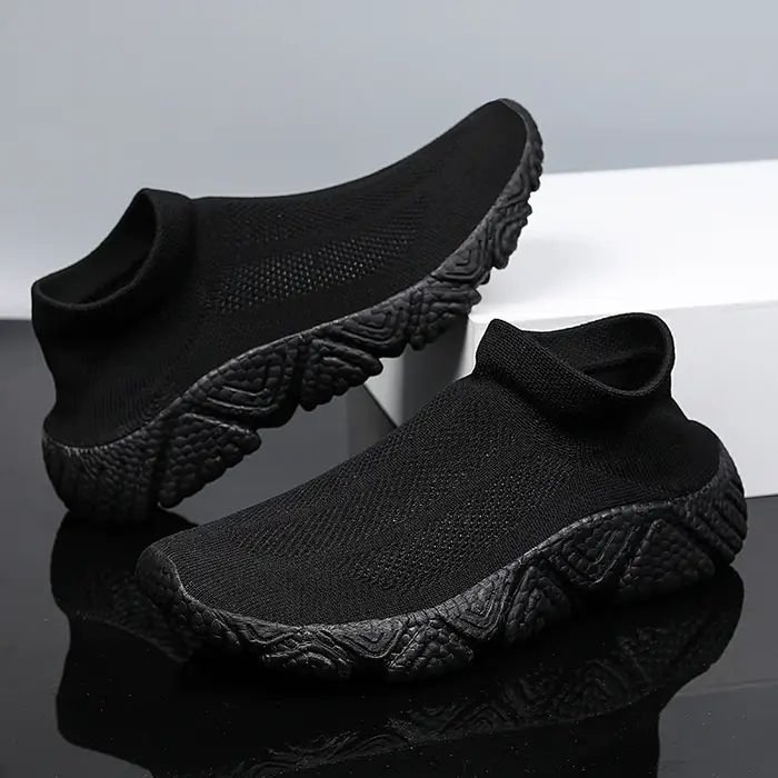 Baskets légères en maille respirante pour hommes, chaussures décontractées