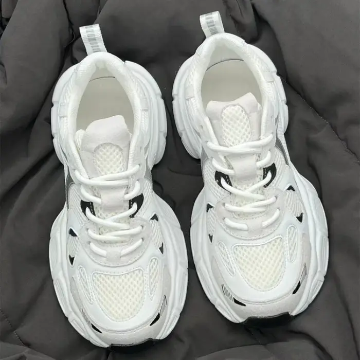 Baskets de luxe en maille respirante pour femmes