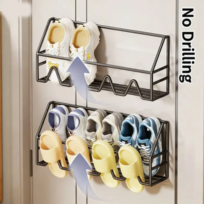 Meuble à chaussures mural multi-niveaux pour la maison