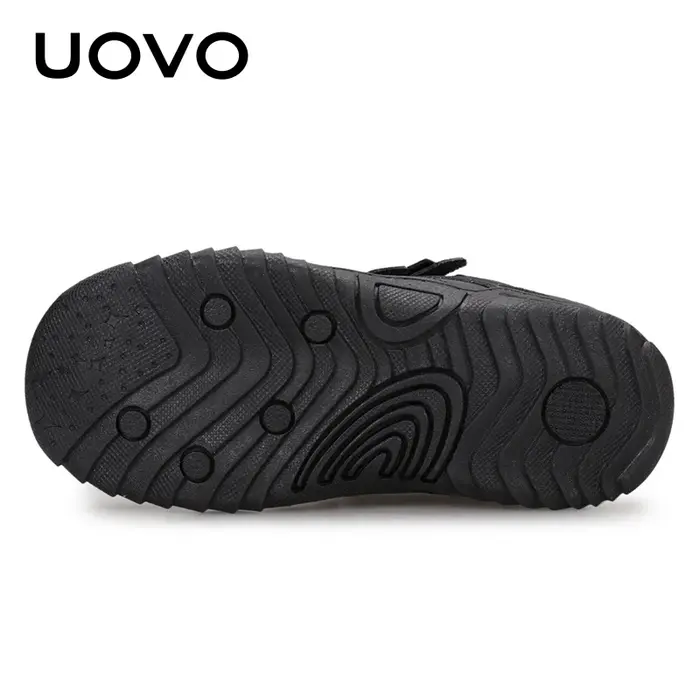 UOVO nouveauté chaussures d'école mi-mollet garçons randonnée mode Sport en plein air enfants espadrilles décontractées taille # 26-36