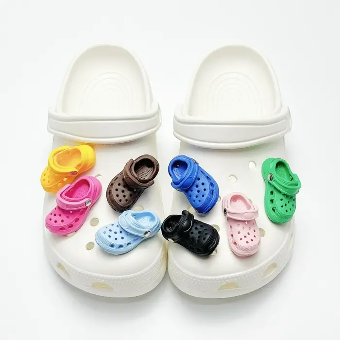 Boucle de chaussure pour la décoration des chaussures - Accessoires colorés pour pantoufles et boucles