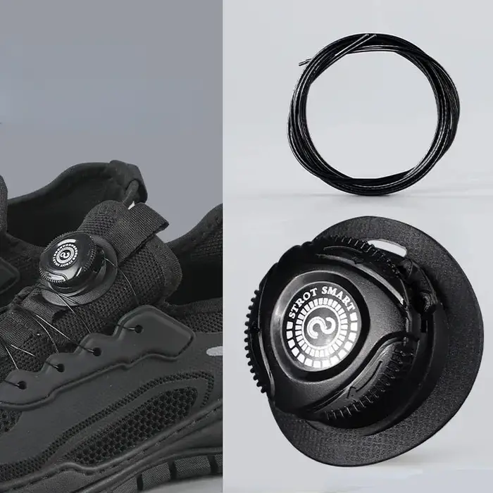 1 paire de lacets de baskets en corde à boucle automatique