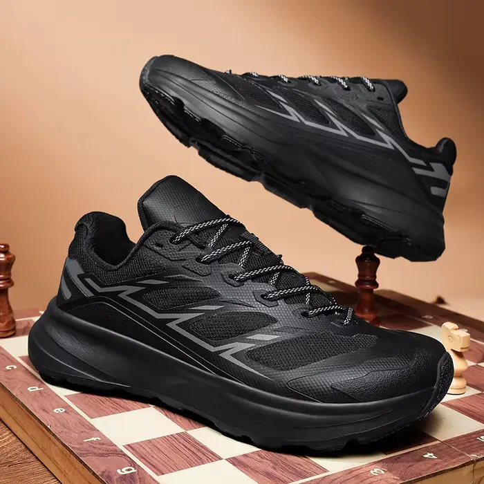 Chaussures de course minimalistes pour hommes à bout large