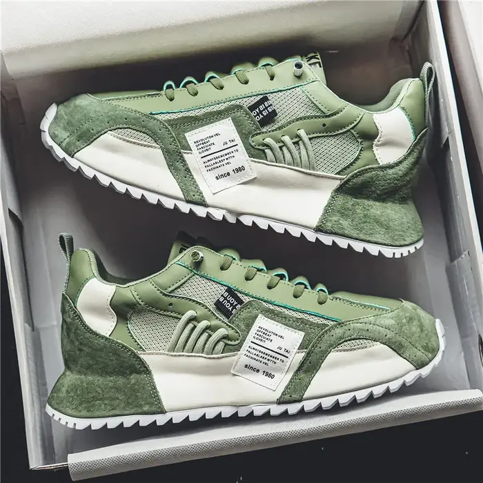 Baskets pour hommes marque de luxe chaussures décontractées respirant Sport