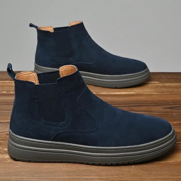 Marque italienne automne hiver hommes chaussures hautes conférence