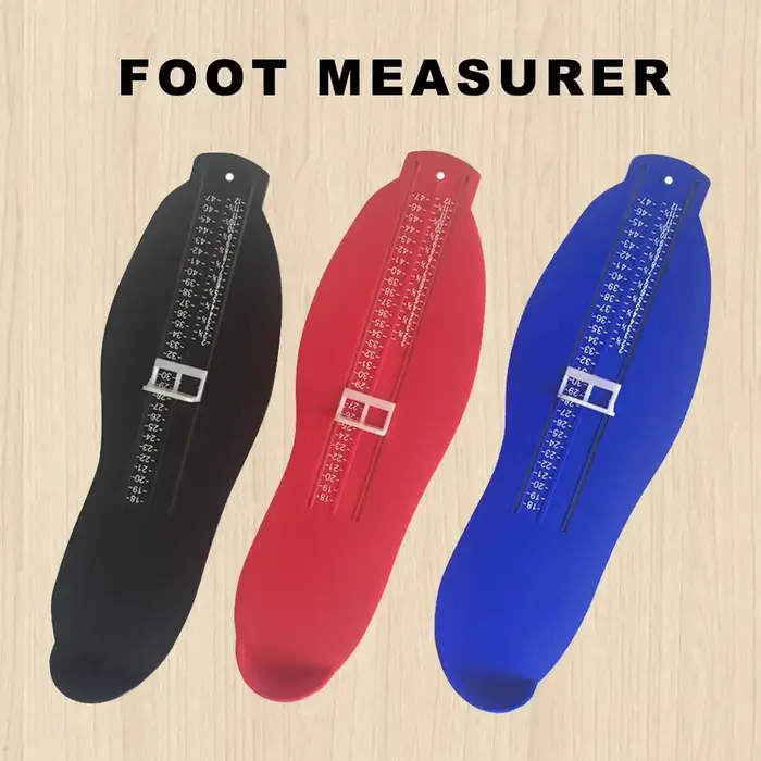 Outil de mesure du pied, jauge pour pointures EU 18-47, yards UK 2-12, dispositifs de mesure de la taille des chaussures, aide à la mesure des chaussures pour adultes, règle de mesure de la taille