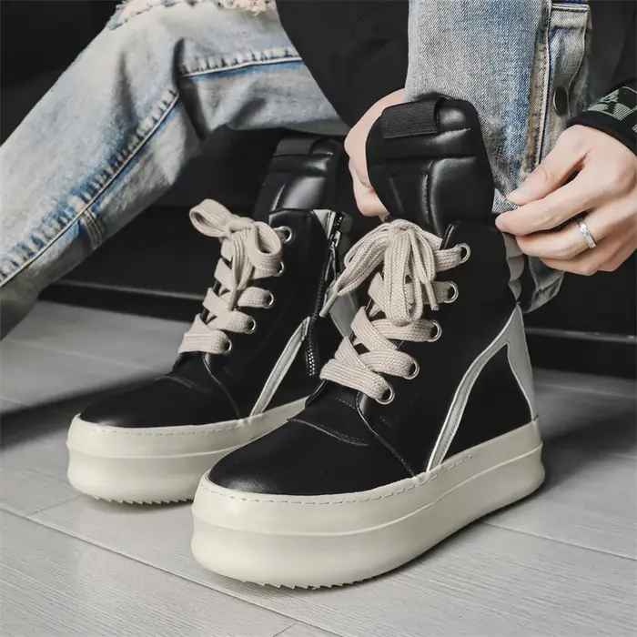 Baskets montantes pour hommes, nouvelle collection automne 2026, style rétro, confortables, antidéra