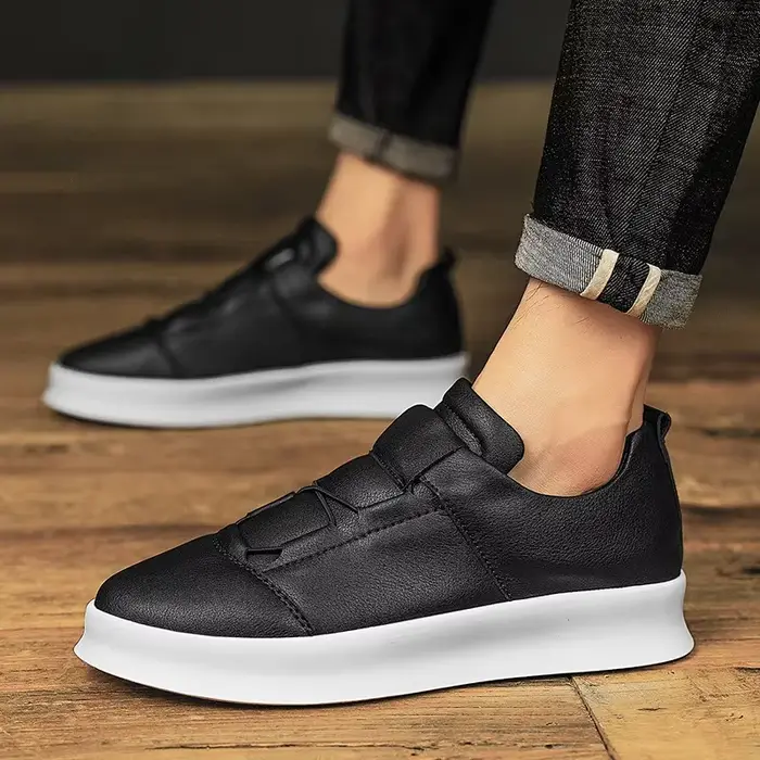 Chaussures en cuir à lacets pour hommes