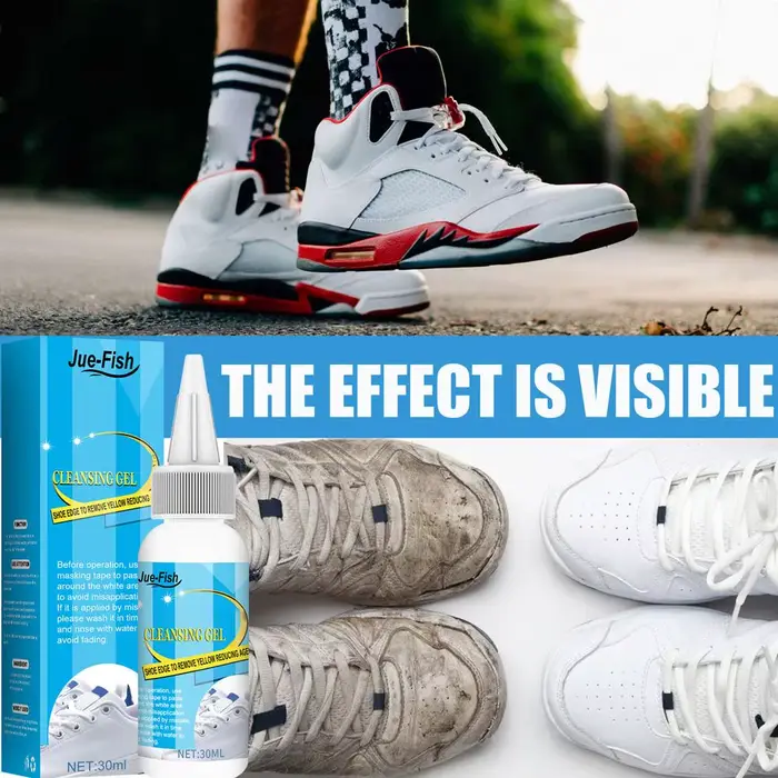 Gel d'd'effets blanchissant pour chaussures blanches