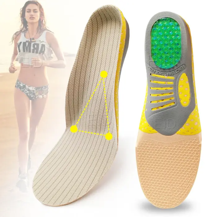 EiD — Semelles orthopédiques en PVC pour les chaussures, coussinet de soutien la voûte plantaire, id