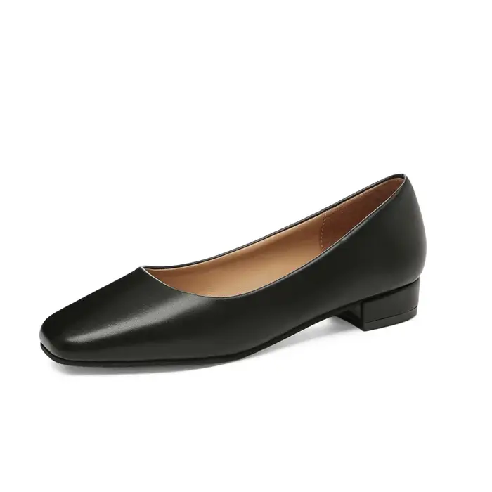Mocassins Plats à Talons Bas Simples pour Femme