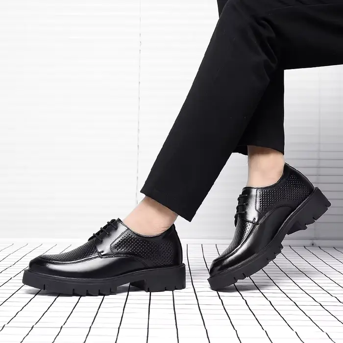 Hommes chaussures mode 8-10 cm hauteur augmentant chaussure automne à l'intérieur