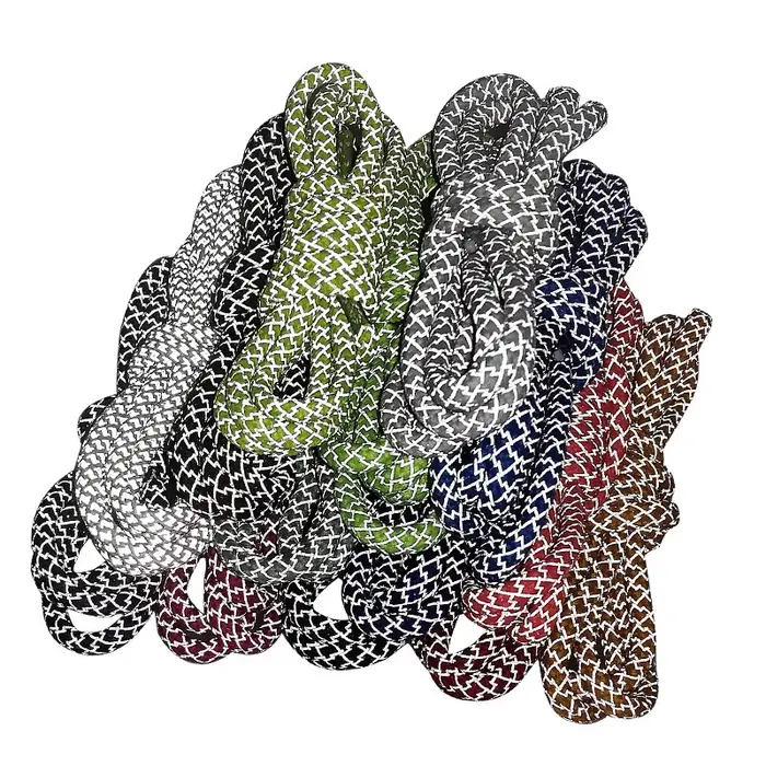 Lacets réfléchissants fluorescents, 1 paire, pour baskets, lacets de chaussures à corde ronde yezy 3