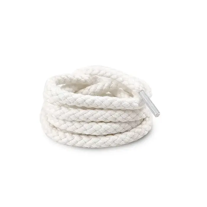 Lacets de chaussures en lin et coton 7mm