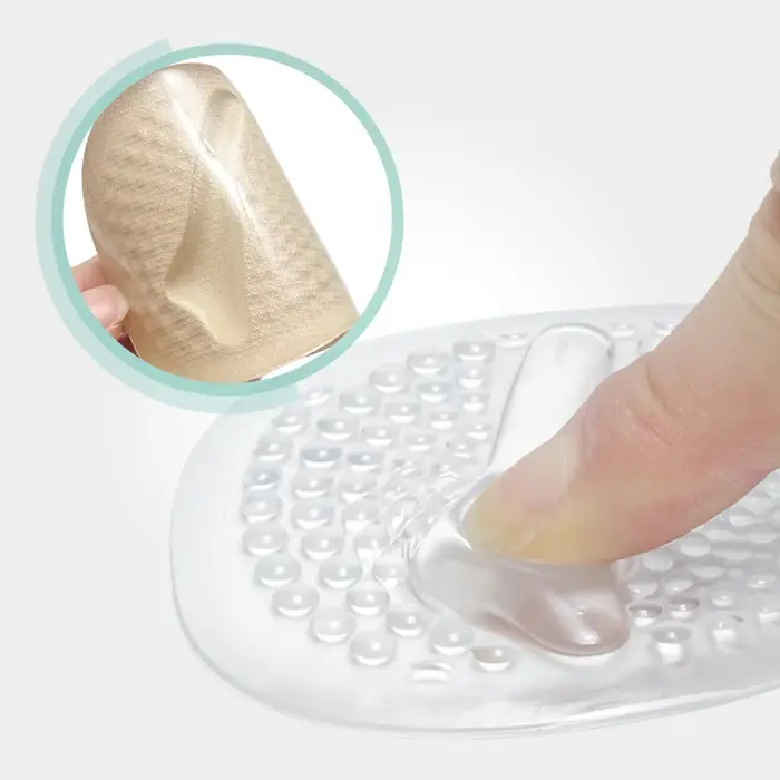 Coussinets en mousse de silicone coordonnants pour chaussures, coussinets pour chaussures, coussin p
