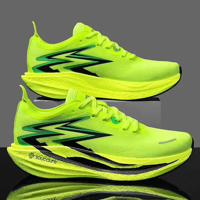 Nouvelles Chaussures de Course 2026 à Plaque Carbone Spécial Marathon – Respirantes, Légères et Conf