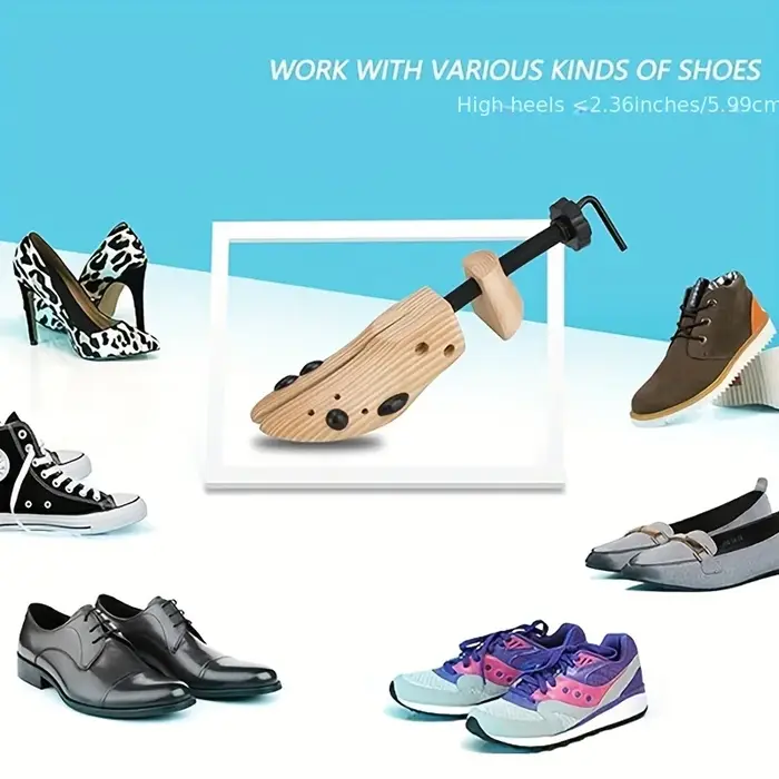 Élargisseur de chaussures en bois pour femmes et hommes