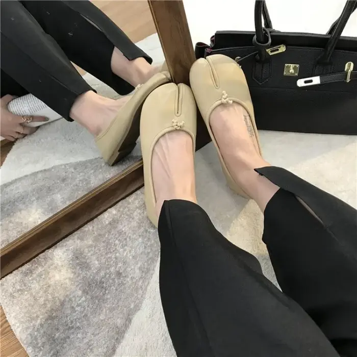 Nouvelles Ballerines Tabi à Bout Fendu pour Femmes 2026