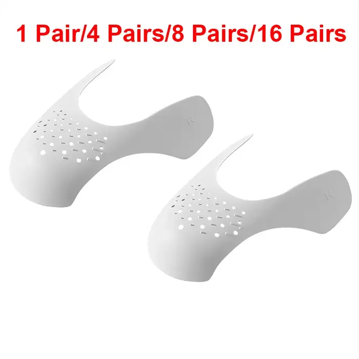 1/4/8/16 paires de chaussures de protection Anti-pli pliage fissure embout Support chaussure tête civière léger baskets protecteur