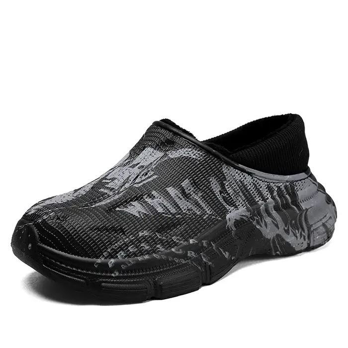 Pantoufles en coton pour hommes, nouveau Style d'automne et d'hiver, chaussures en coton à semelles 