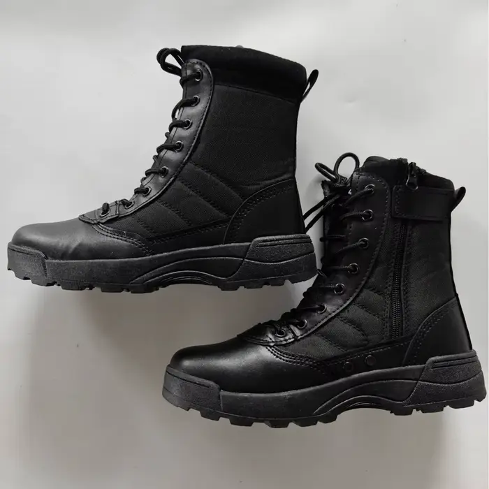 Bottes militaires tactiques imperméables pour hommes