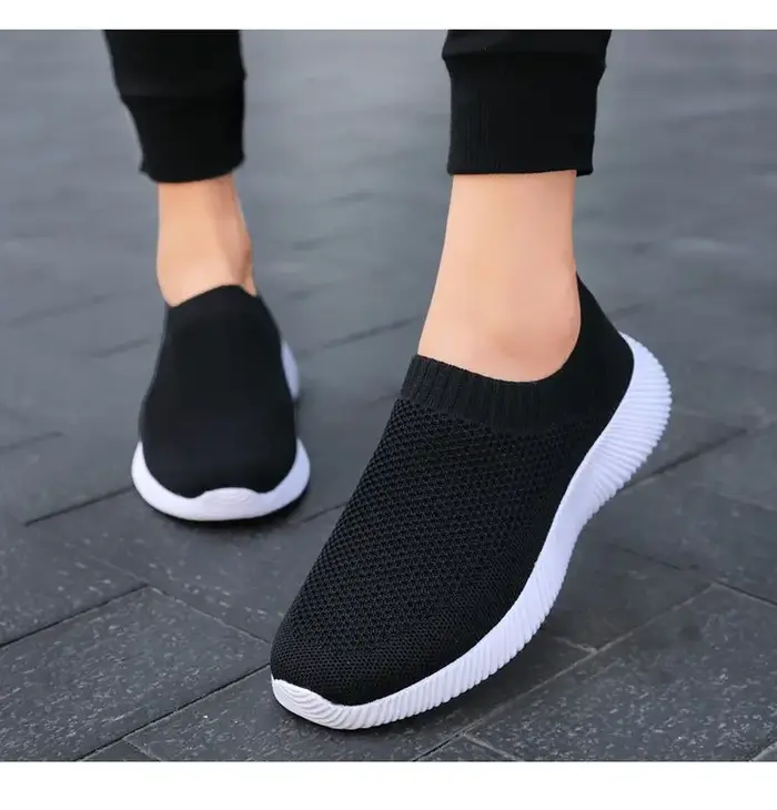 Chaussures de Jazz à Lacets pour Femme, Baskets Respirantes à Coussin d'Air, Semelle Fendue, d'Athlé