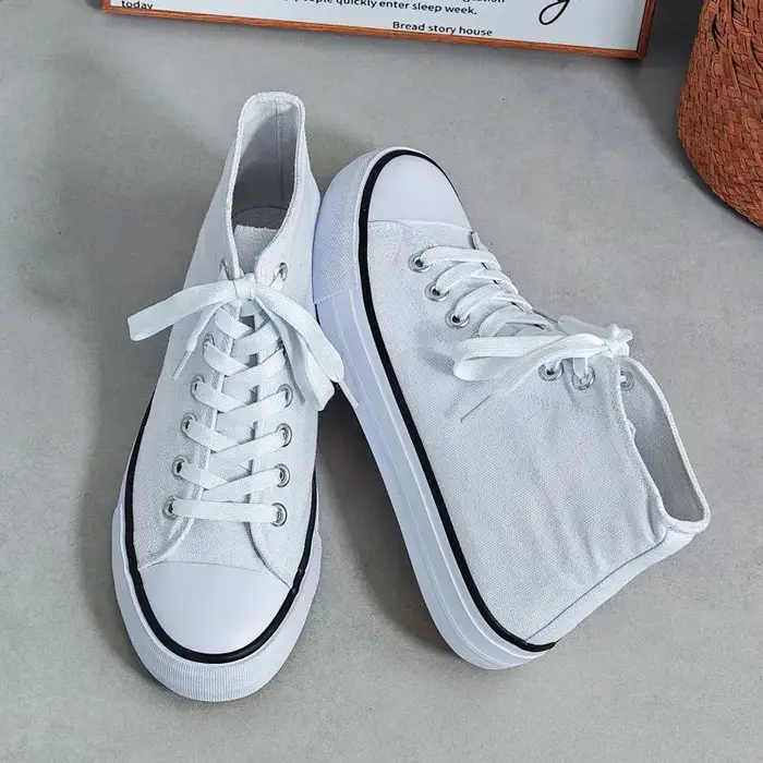 Chaussures de basket-ball en toile respirantes et confortables