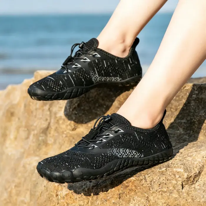 Chaussures à bout large zéro pieds nus pour hommes