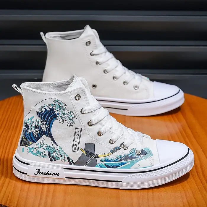 Chaussures de planche pour hommes 2025 mode nouvelle maille respirant anti-dérapant étudiant