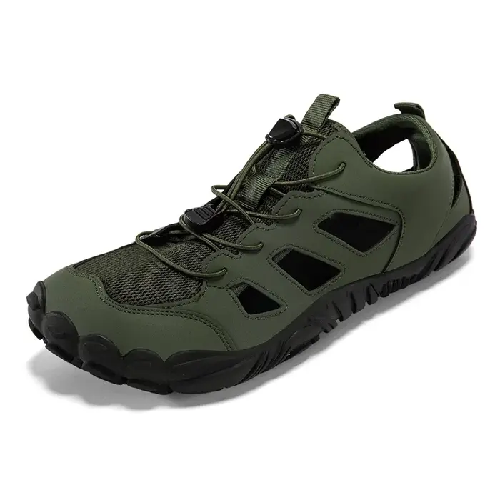 Chaussures aquatiques amphibies à bout large pour hommes - Sandales de randonnée