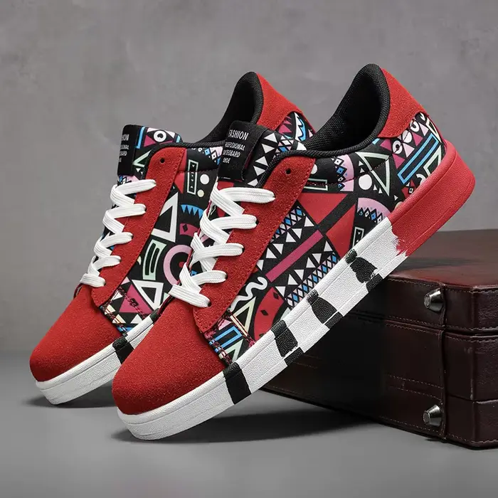 Nouvelles Chaussures de Skateboard Tendance pour Hommes – Baskets Décontractées Antidérapantes en To