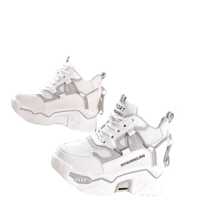 Baskets femmes chaussures de sport plate-forme maille respirant vulcanisé chaussure coin décontracté confort femme été Zapatos Mujer2024