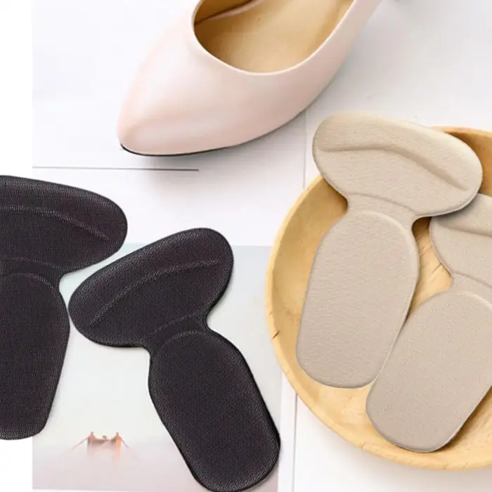 Protège-talons pour chaussures (2 pièces) – Coussinets souples auto-adhésifs absorbant les chocs pour bottes et