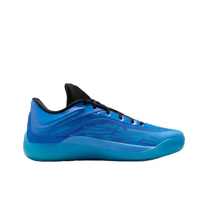 POIZON Jordan Zion 4 Chaussures de basket-ball basses résistantes à l'abrasion unisexe bleu noir FD0591-400