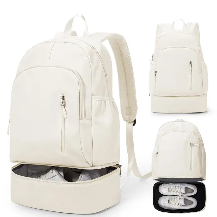 Sac à dos de sport pour femmes et hommes, sac à dos de sport avec compartiment à chaussures, sac à d