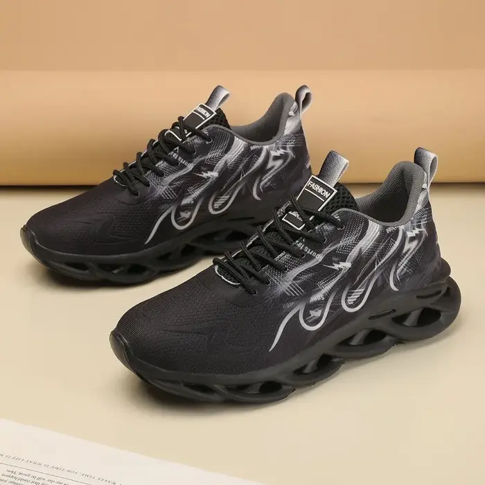 YRZL chaussures de course pour hommes baskets légères en maille respirante