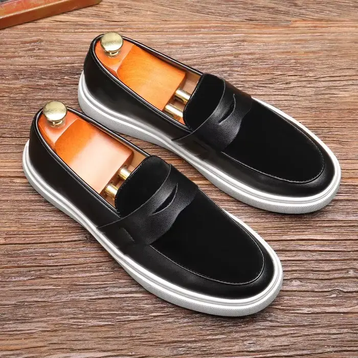 ChimKorean-Chaussures décontractées pour hommes avec semelle optique