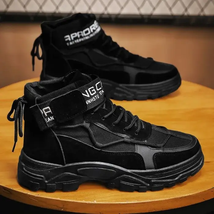 Chaussures de sport anti-ald résistantes à l'usure pour hommes, polyvalentes, décontractées, étudiants, extérieur, style campus, printemps, automne, nouveau, 2024