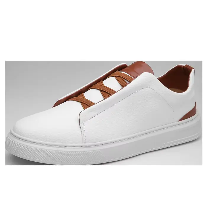 Chaussures décontractées pour hommes, style quatre saisons, talon plat, bout rond, design multicolor